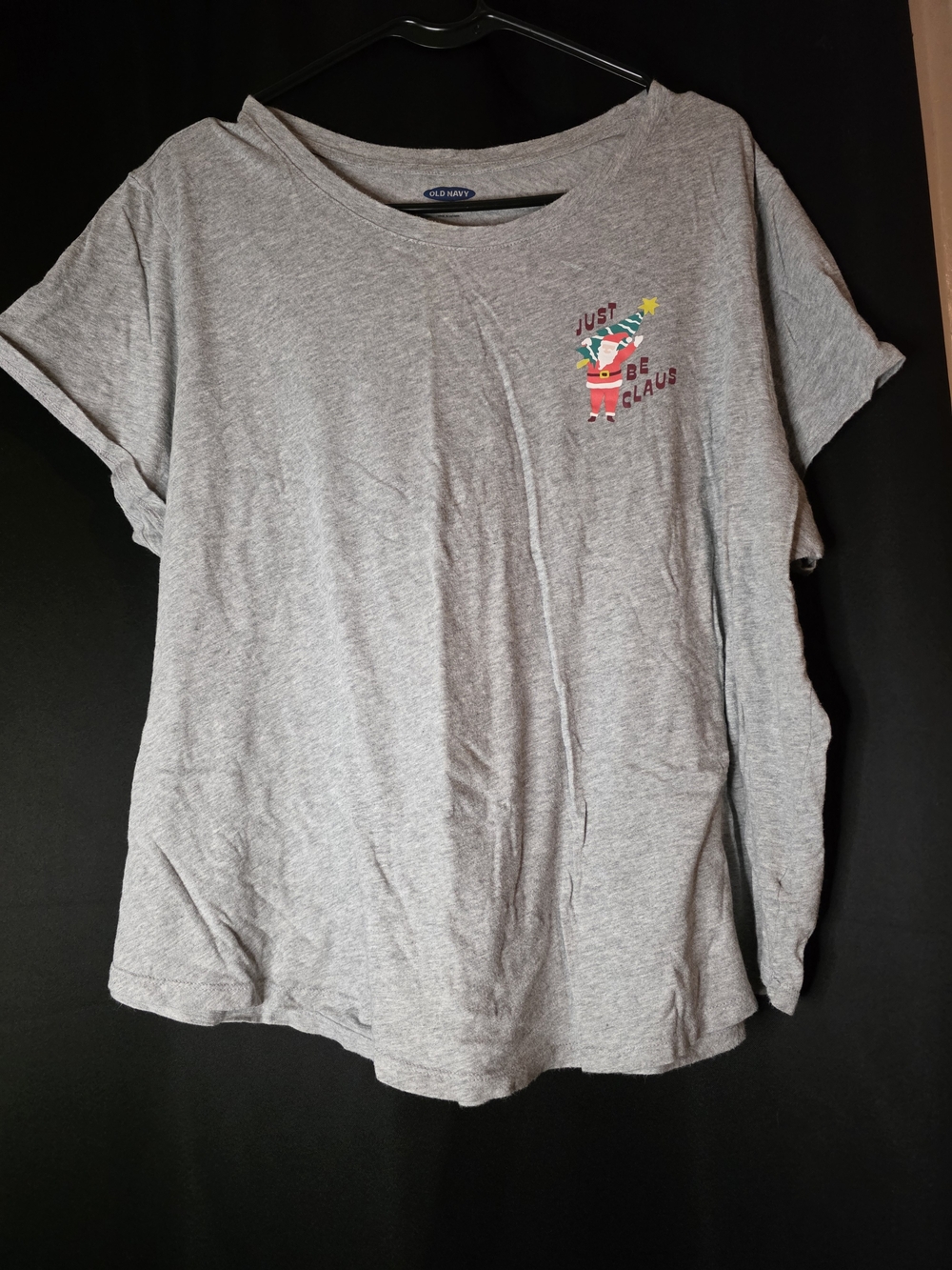 Old Navy Gray 2X Christmas Tee